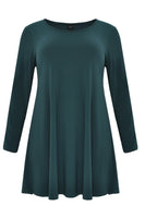 Tunic wide bottom DOLCE - green - #4