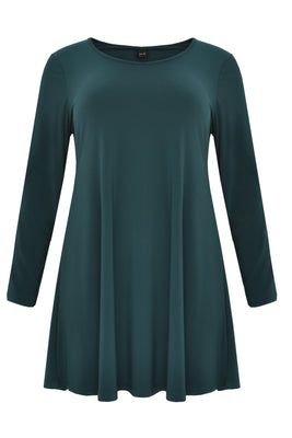 Tunic wide bottom DOLCE - green  - #4