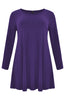 Tunic wide bottom DOLCE - purple  - #4