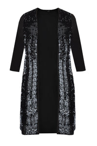 Cardigan SEQUINS - black - #4