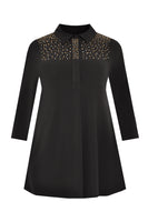 Tunic DOLCE beading - black  - #1