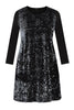 Dress SEQUINS A-line - black - #4