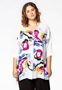 Tunic buttoned CORDOBA - white - #1