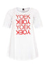 Tunic flare YOEK - white  - #4