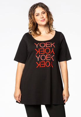 Tunic flare YOEK - black  - #1