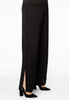 Trousers slit VISCOSE - black 