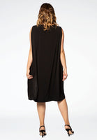 Dress side pleats DOLCE - black  - #3