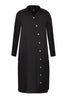 Dress buttoned VISCOSE - black  - #4