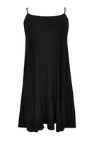 Dress spaghetti straps DOLCE - black - #4