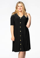 Dress-cardigan DOLCE - black  - #1