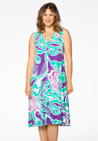 Dress pleated SWIRL - purple  - #1