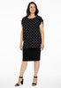 Tunic shoulder string DOTS - black  - #2