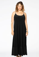 Dress spaghetti long DOLCE - black - #1