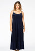 Dress spaghetti long DOLCE - blue