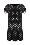 Dress shoulderstring DOTS - black - #4