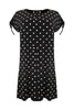 Dress shoulderstring DOTS - black  - #4