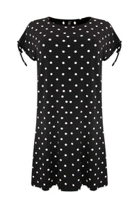 Dress shoulderstring DOTS - black - #4