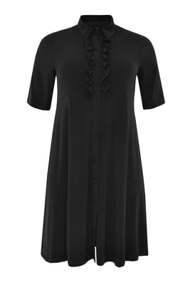 Dress ruffled DOLCE - black  - #4