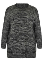 Pullover mouliné - black  - #2