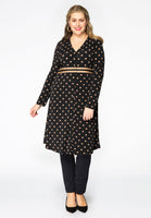 Cardigan wide bottom DOTS - black  - #2