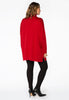 Pullover wide high neck - red  - #3