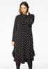 Dress collar DOTS - black 