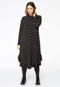 Dress collar DOTS - black - #2