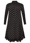 Dress collar DOTS - black - #4