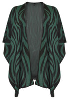 Poncho ZEBRA - green  - #4