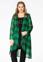 Cardigan-blouse CARREAU - green  - #1