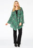 Blouse pointy SNAKE - green - #2