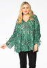 Blouse wide SNAKE - green 