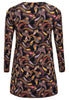 Tunic wide bottom PAISLEY - black  - #4