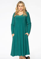 Dress pleated DOLCE - green - #1