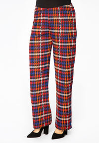 Trousers CHECK - red - #1