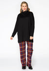 Trousers CHECK - red - #2