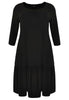 Dress a-symmetric DOLCE - black  - #4