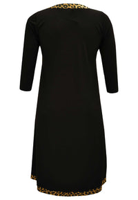 Dress pointy LEOPARD - black - #5