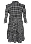 Dress pied de poule dolce - black - #5