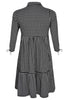 Dress pied de poule dolce - black  - #5