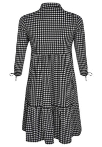 Dress pied de poule dolce - black - #5
