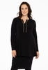 Tunic flare strass trim DOLCE - black 