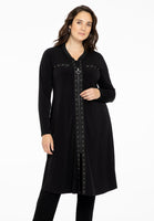 Cardi-dress eyelets DOLCE - black - #1