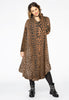 Blouse-jurk ruches LEOPARD - brown - #2