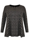 Tunic flare SPOTS - black - #4