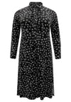 Blouse-dress CIRCLES - black - #4