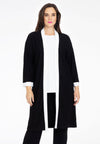 Jacket long OBLIE - black 