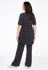 Tunic wide bottom SPRINKLE - black  - #3