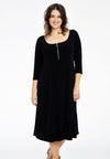 Dress double layer DOLCE - black 