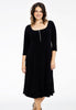 Dress double layer DOLCE - black 